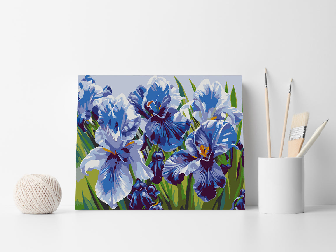 Peinture par numéros - Fleurs violettes 4514