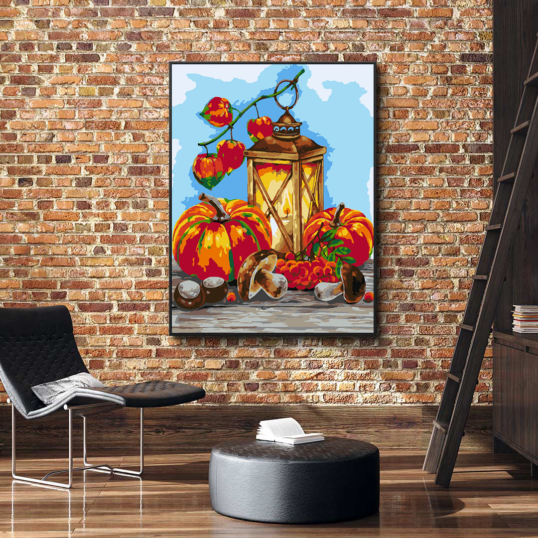 Malen nach Zahlen - Kürbisse 4538