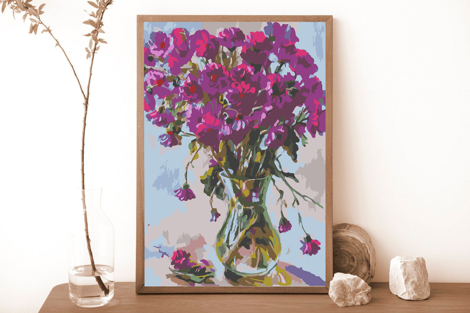 Peinture par numéros - Fleurs dans un vase 4548