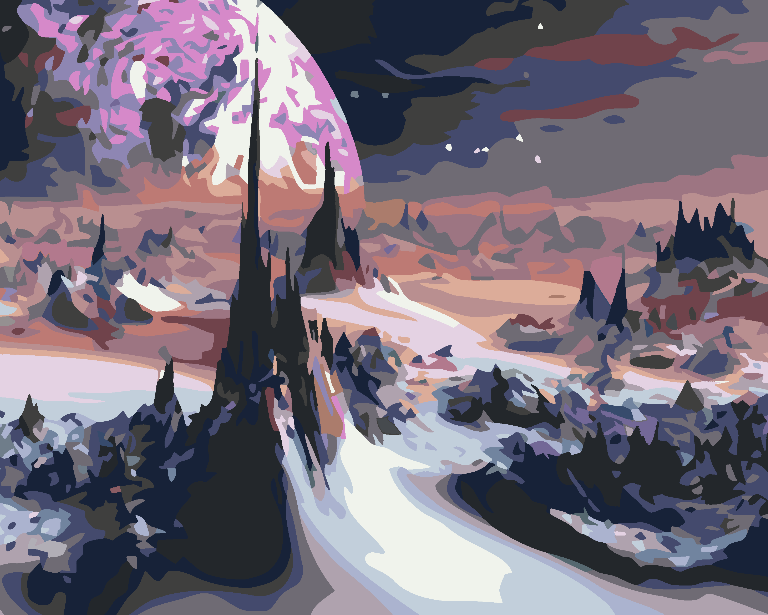 Pictura pe numere - Cosmos 4567