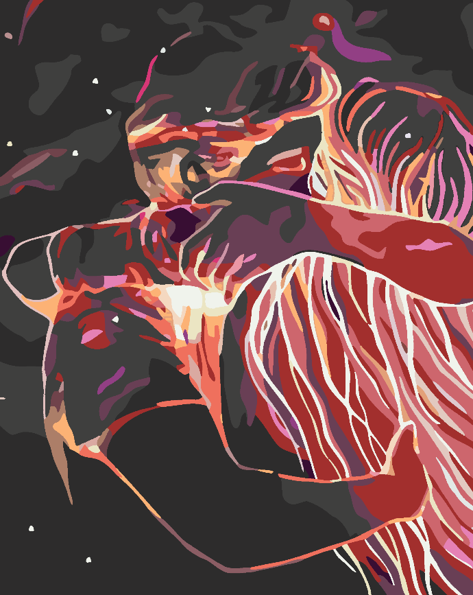 Peinture par numéros - Amour 4569