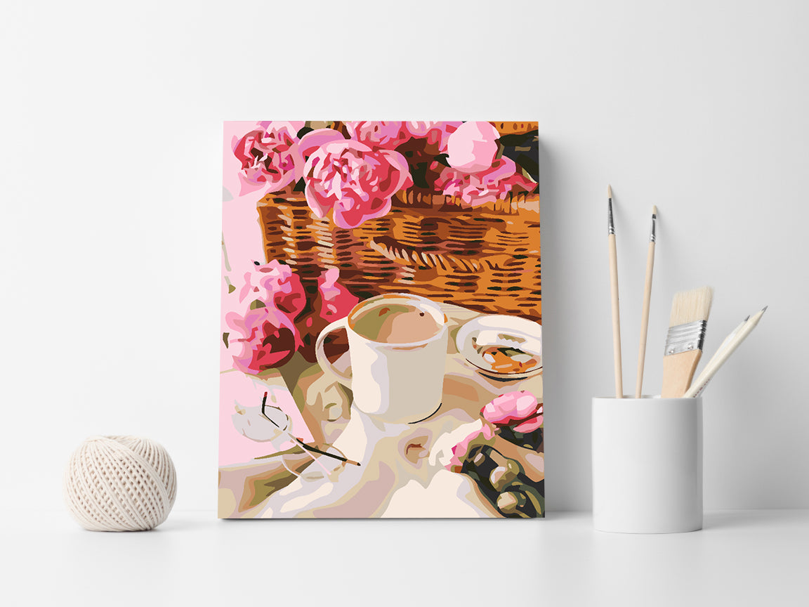 Peinture par numéros - Café et douceurs 4571