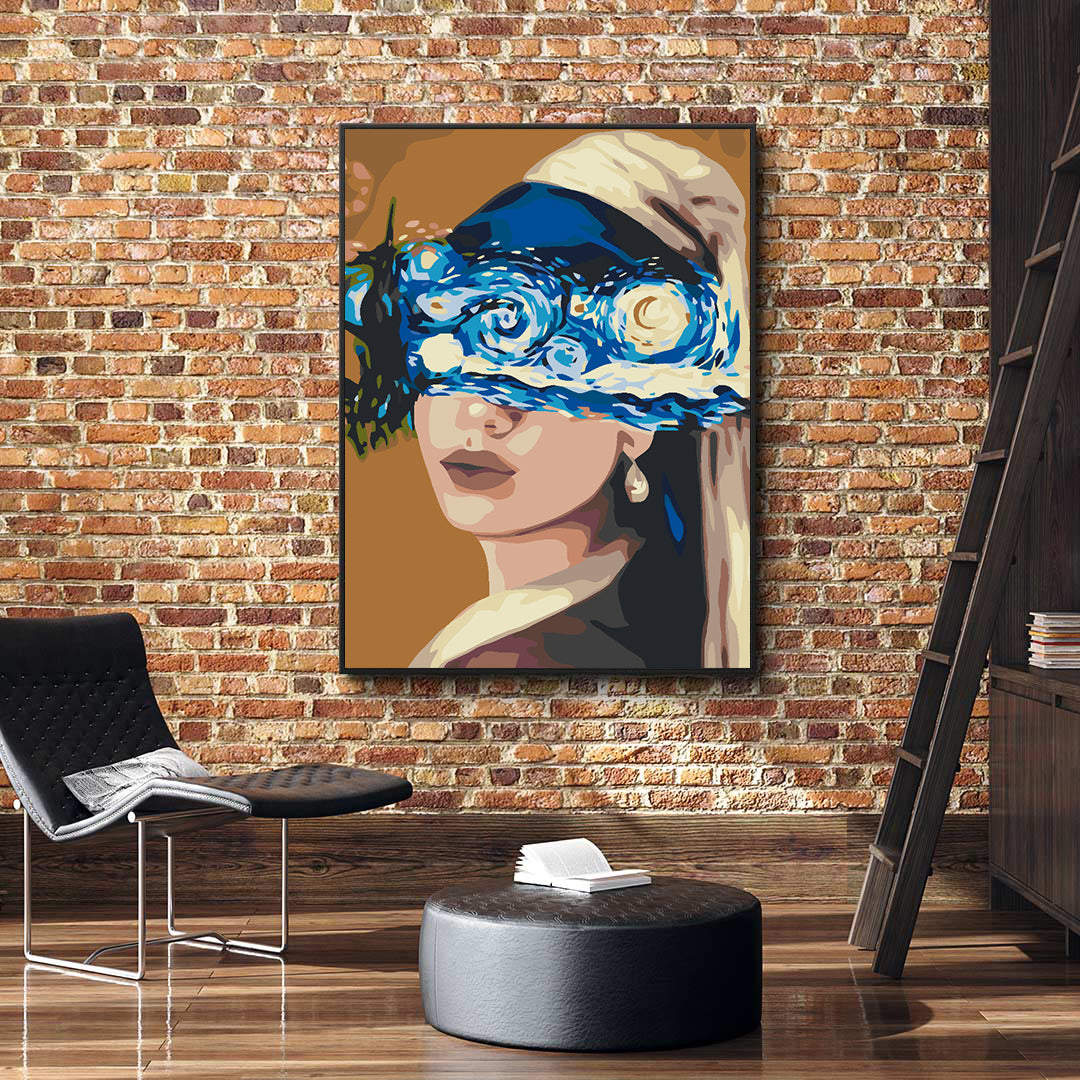 Peinture par numéros - Portrait de femme 4574
