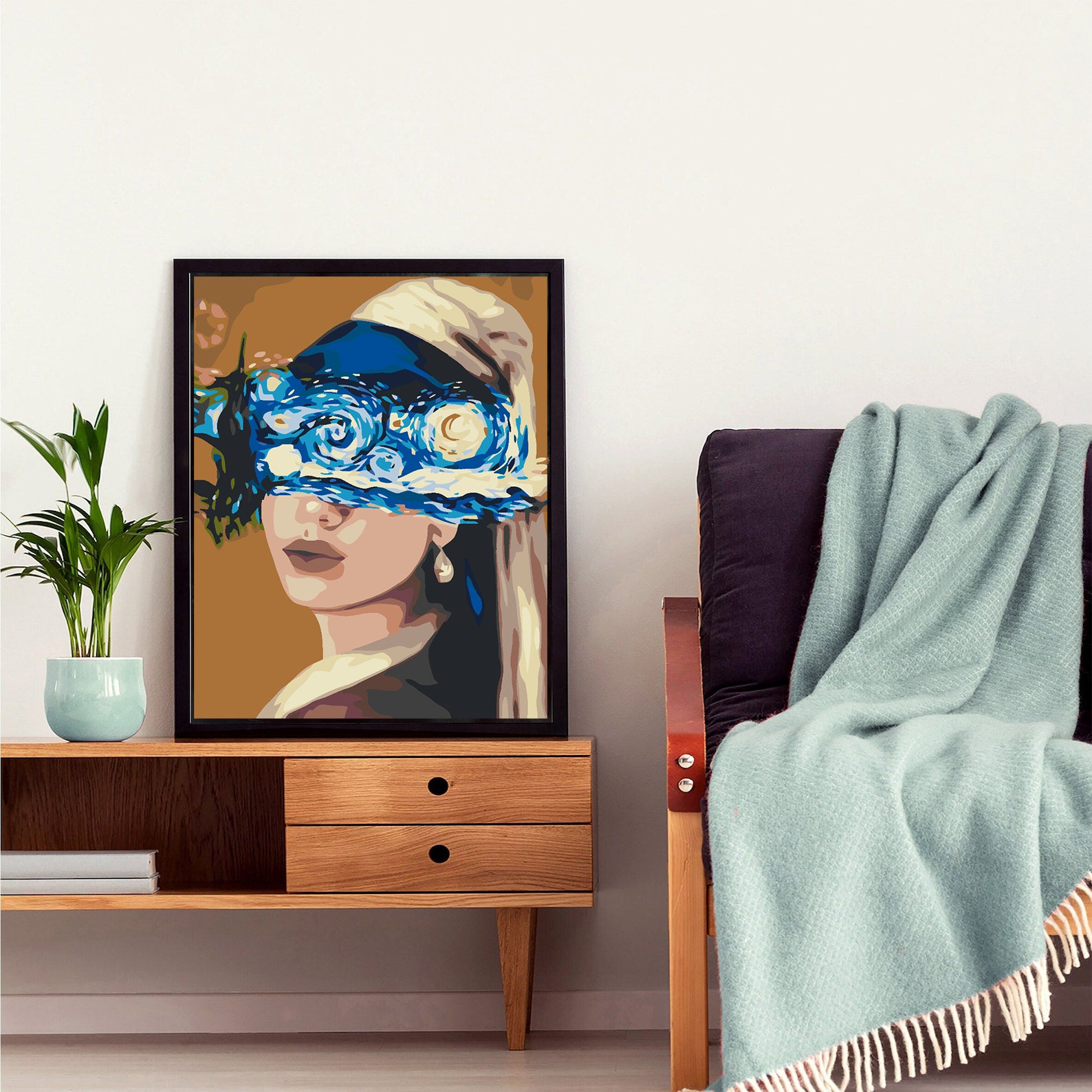 Peinture par numéros - Portrait de femme 4574