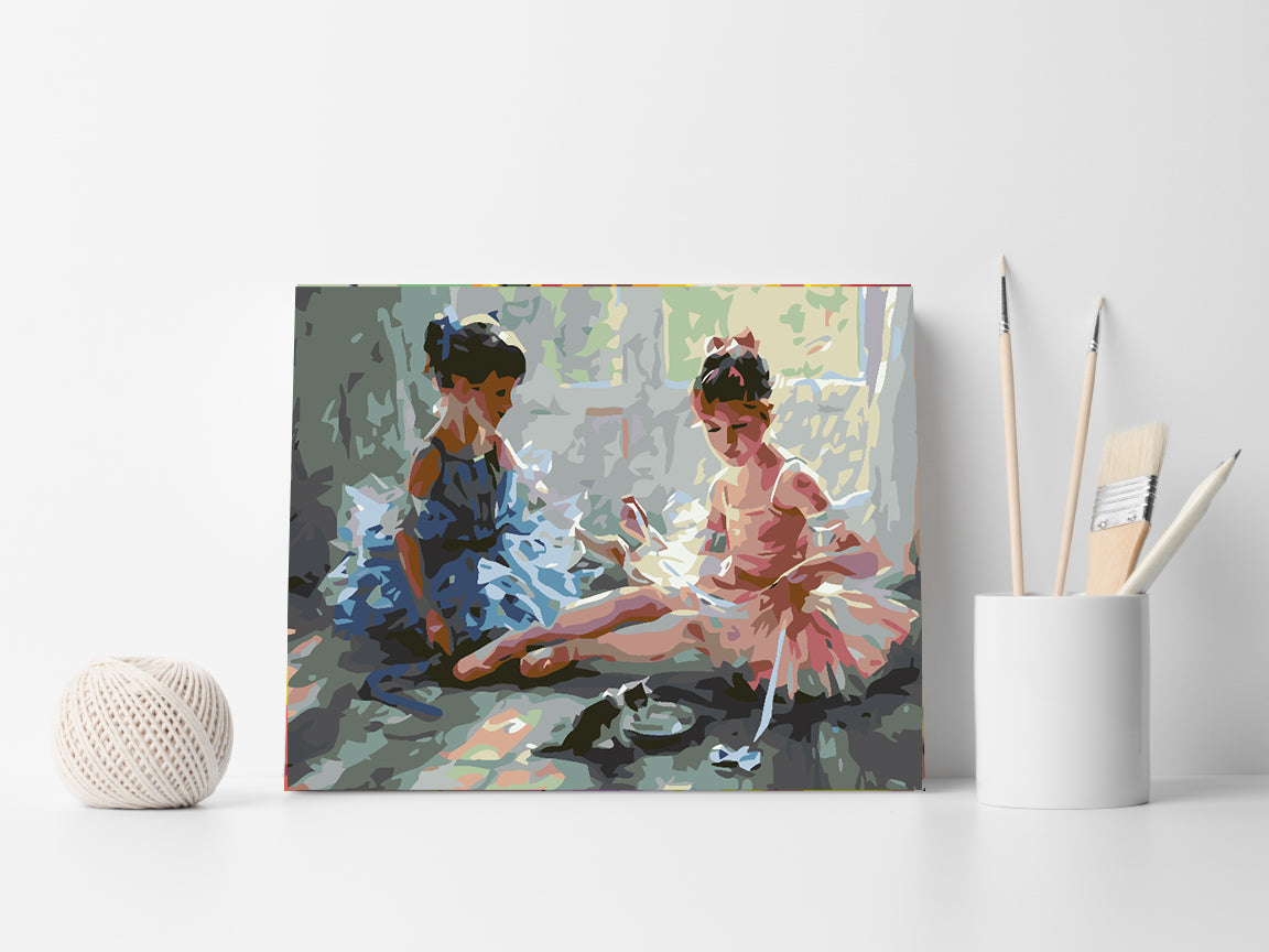 Pictura pe numere - Două Balerine 4577