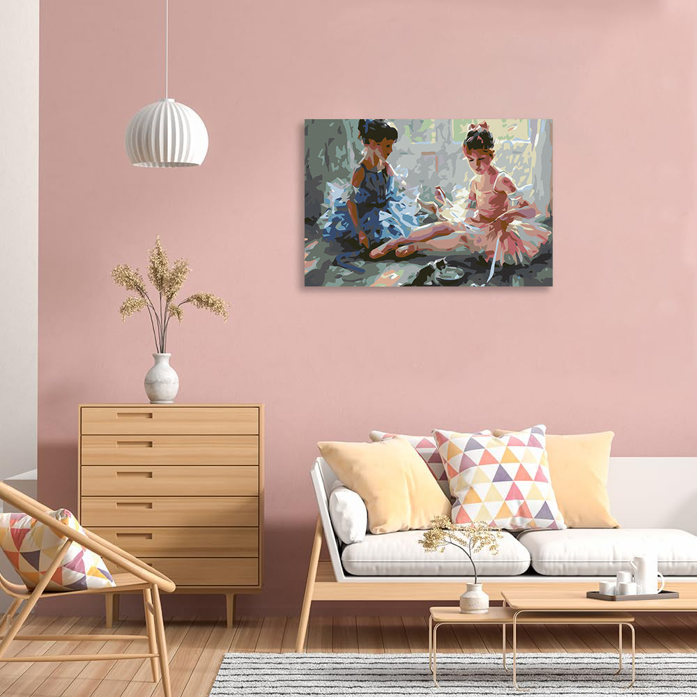 Pictura pe numere - Două Balerine 4577