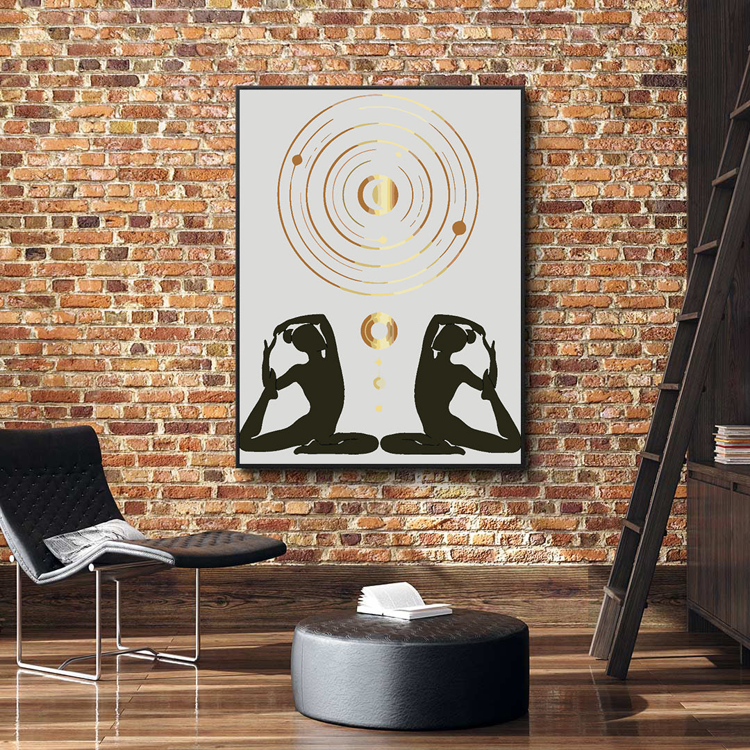 Malen nach Zahlen - Yoga 4608