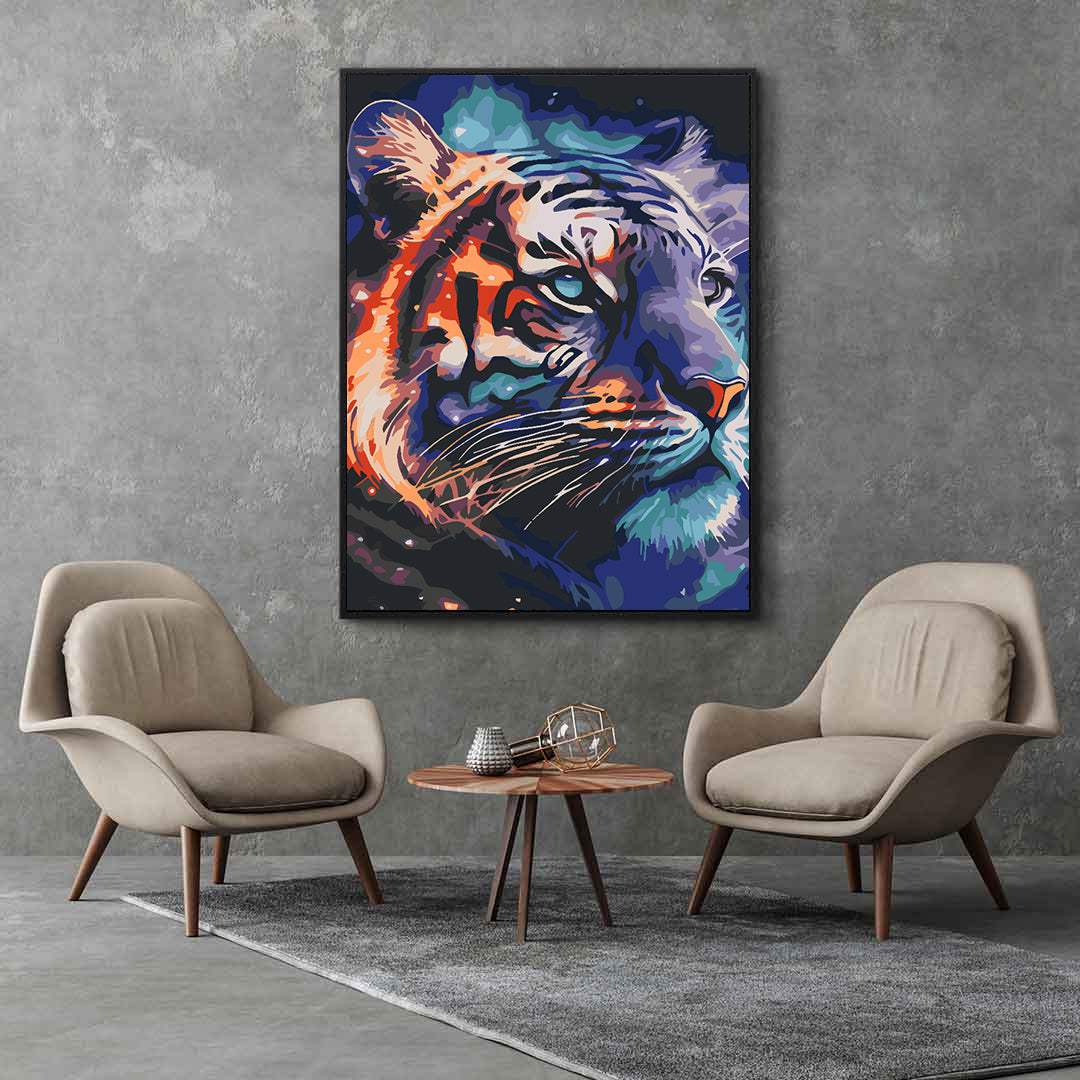 Pictura pe numere - Tigru Portret 4609