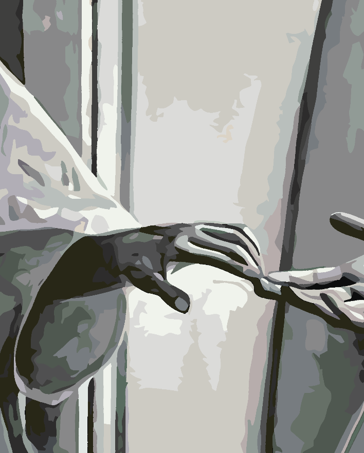 Peinture par numéros - Love Black and White 4625