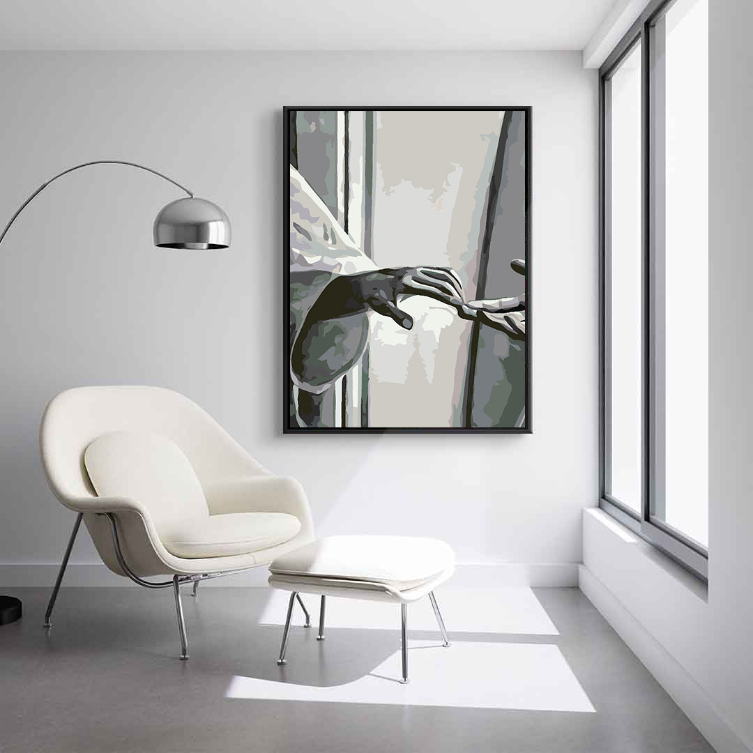 Peinture par numéros - Love Black and White 4625