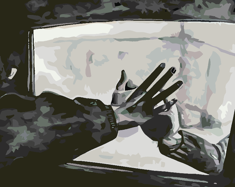 Peinture par numéros - Love Black and White 4626