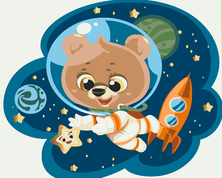 Malen nach Zahlen - Astronaut 4640