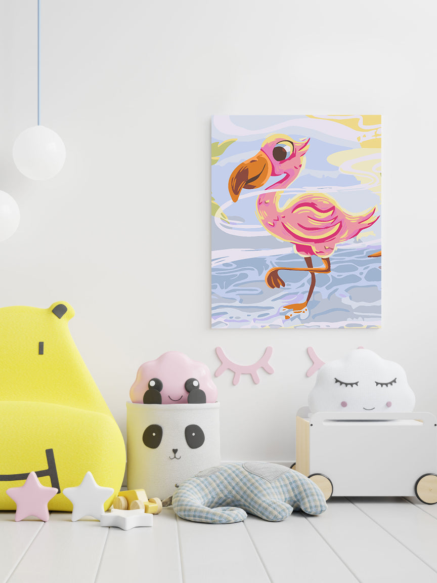 Peinture par numéros - Flamant rose 4648