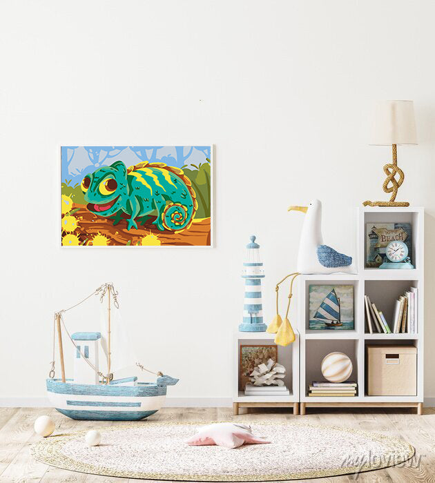 Peinture par numéros - Caméléon 4649