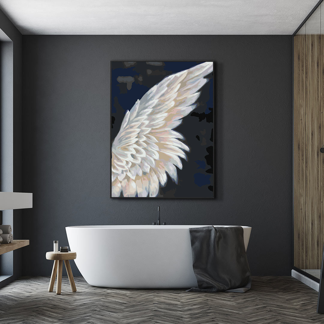 Malen nach Zahlen - White Wing 4659