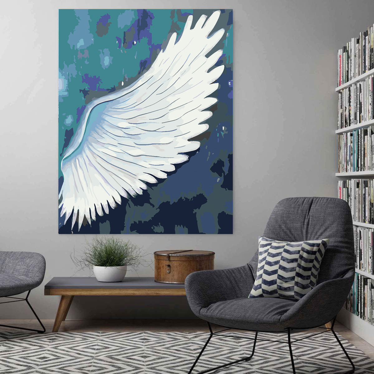 Malen nach Zahlen - White Wing 4661