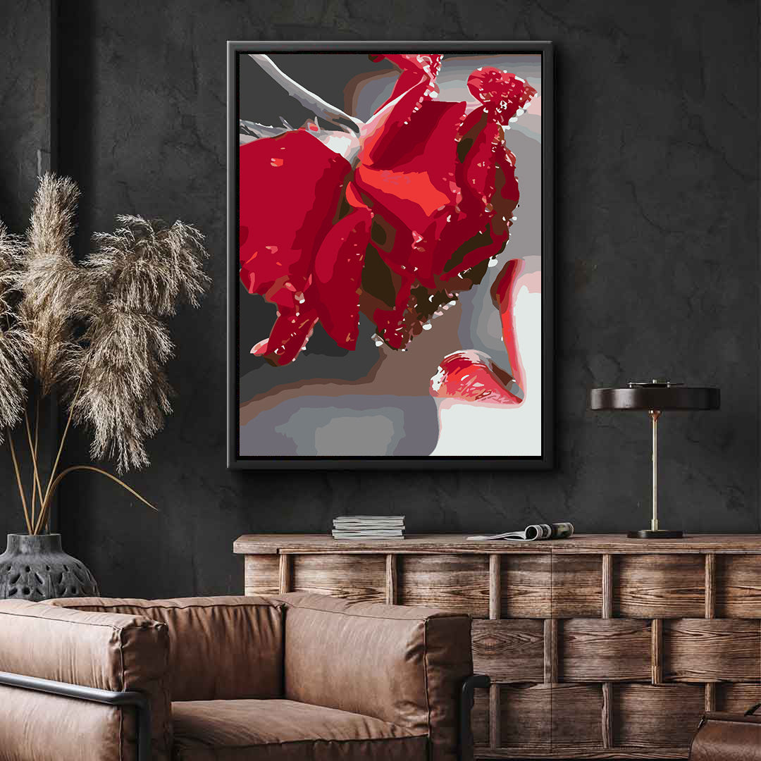 Peinture par numéros - Fleurs dans un vase 4662