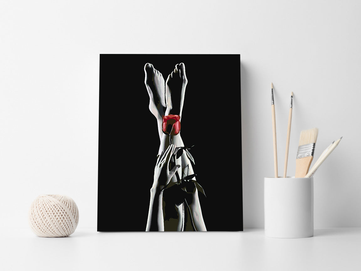 Malen nach Zahlen - Erotische Frau 4678