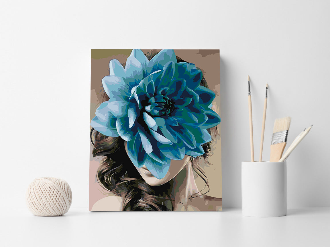 Peinture par numéros - Tête de fleur 4680