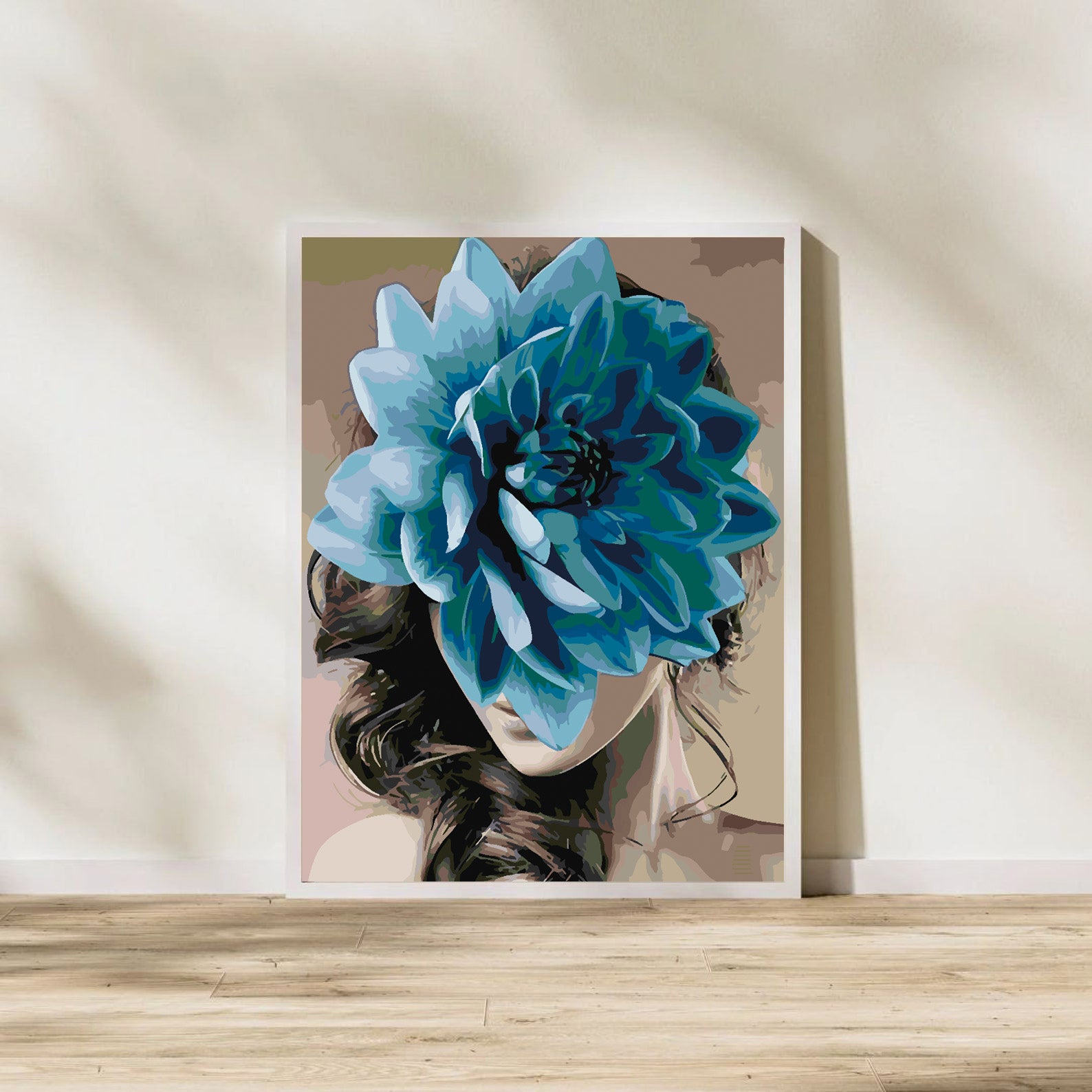 Peinture par numéros - Tête de fleur 4680