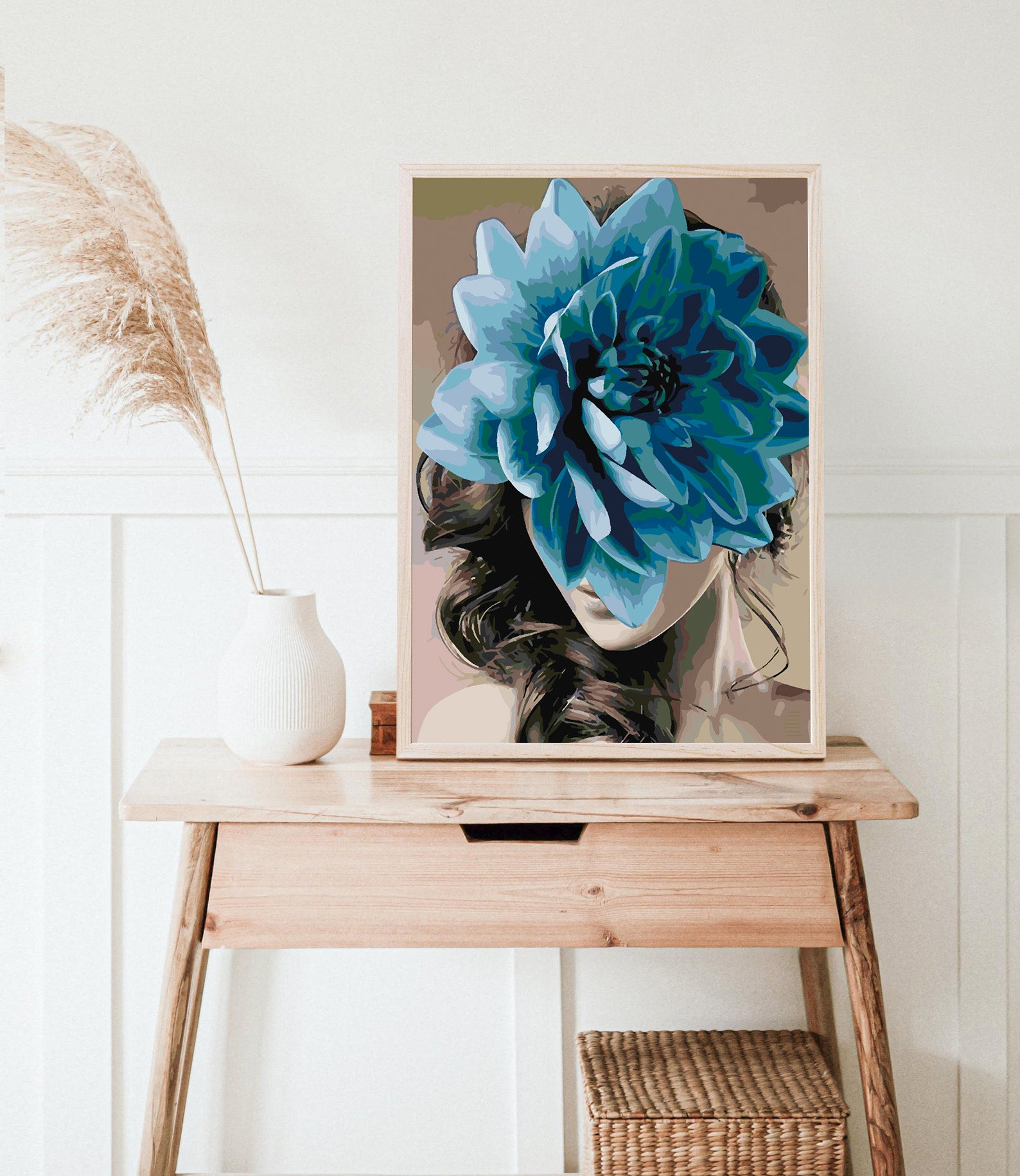 Peinture par numéros - Tête de fleur 4680