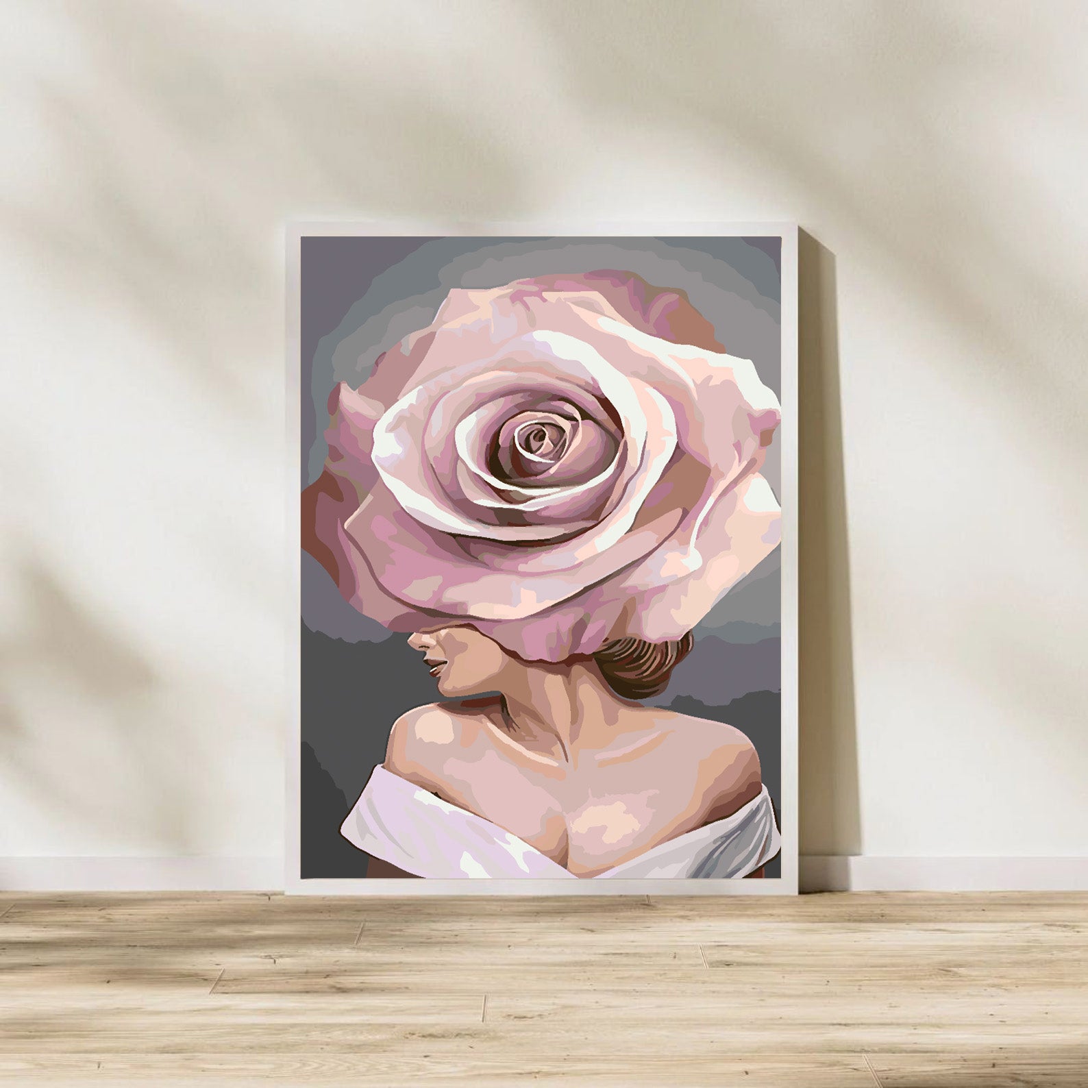 Peinture par numéros - Tête de fleur 4683