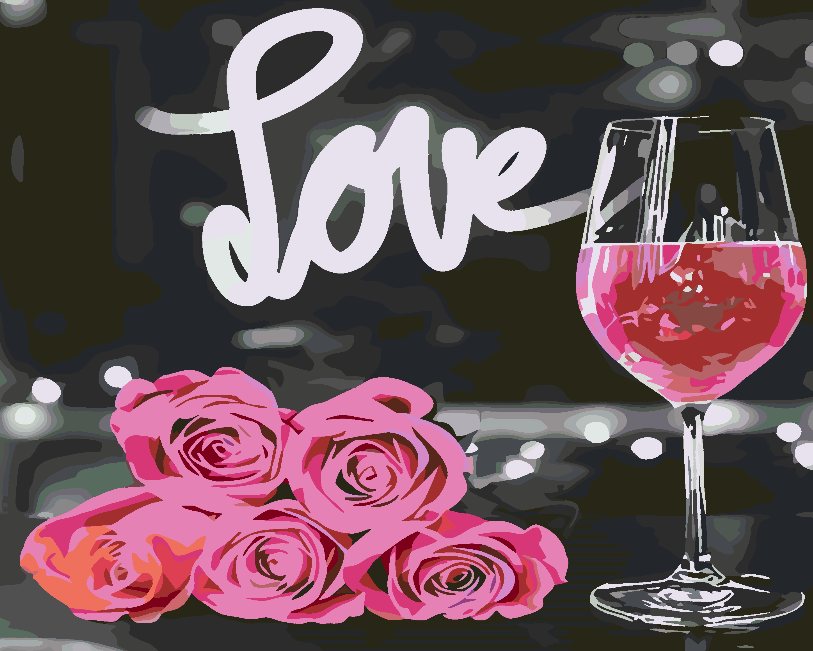 Pictura pe numere - Love 4710