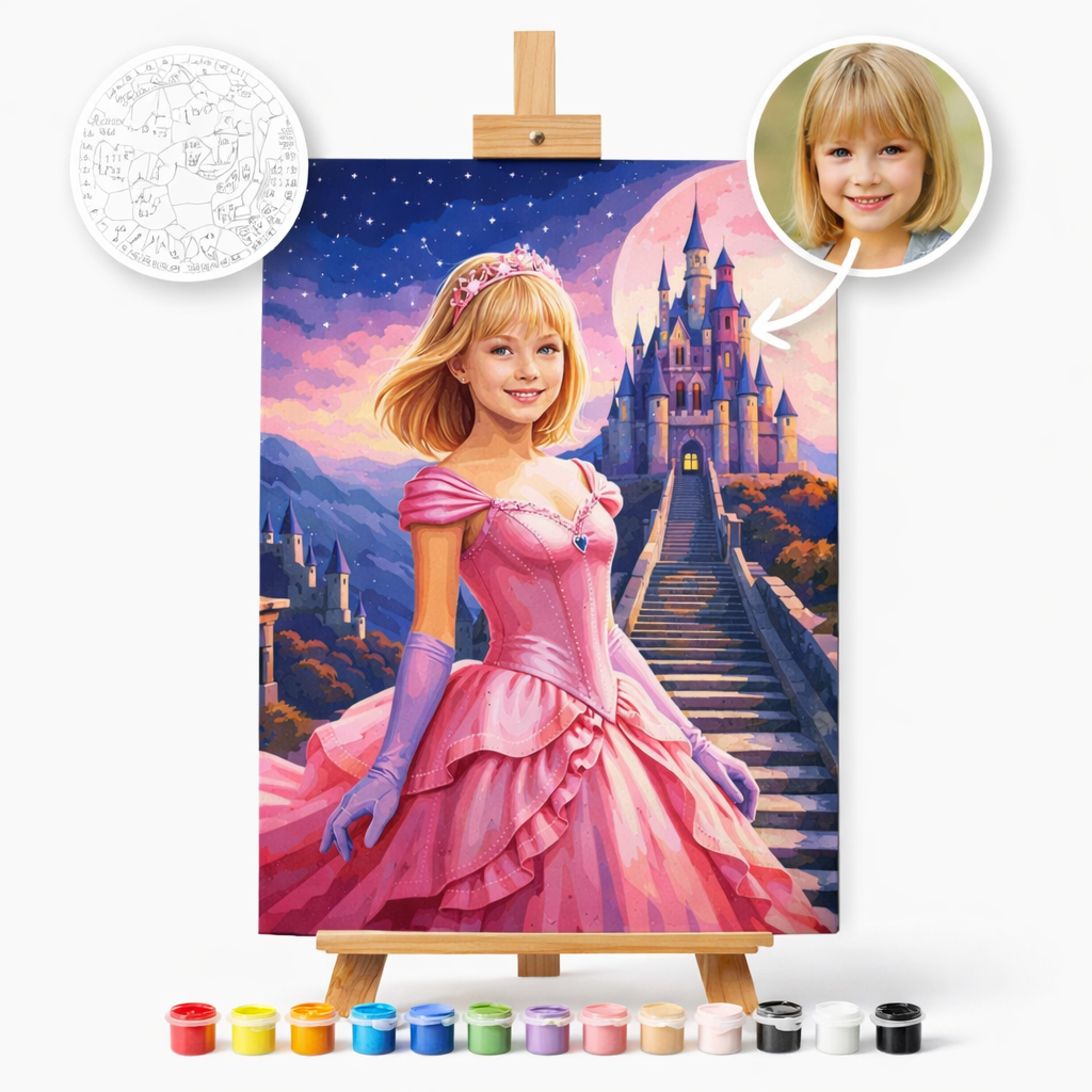Pictura Personalizata pe Numere – The Disney Princesse