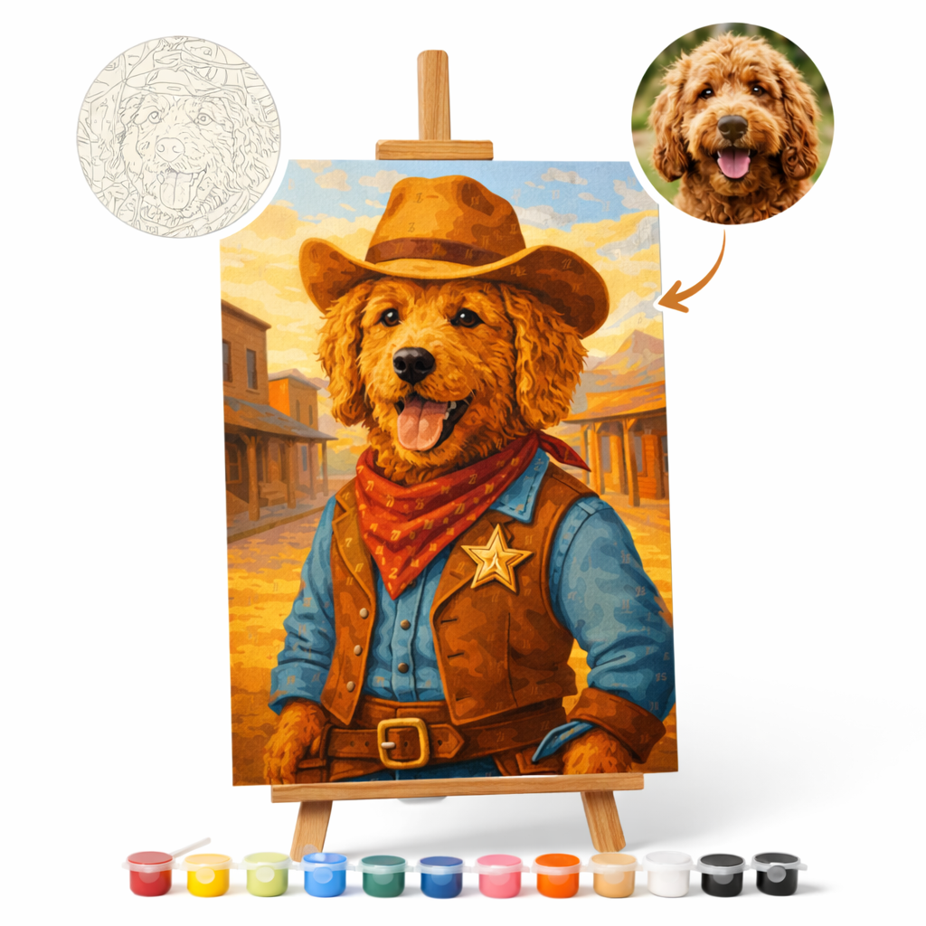 Pictura Personalizata pe Numere – The Cowboy