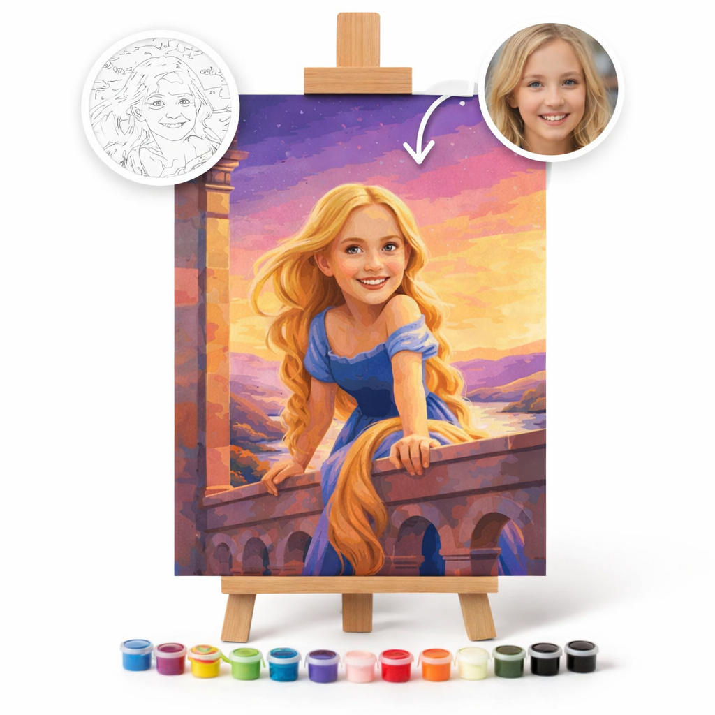 Pictura Personalizata pe Numere – Printesa Disney
