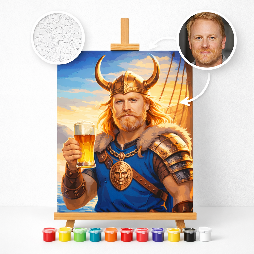 Pictura Personalizata pe Numere – The Viking