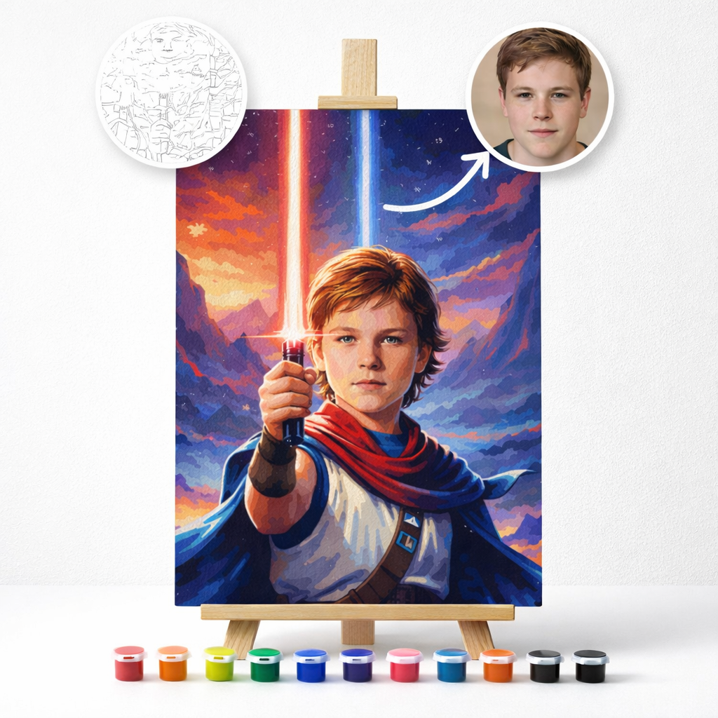 Pictura Personalizata pe Numere – Batalia din Star Wars