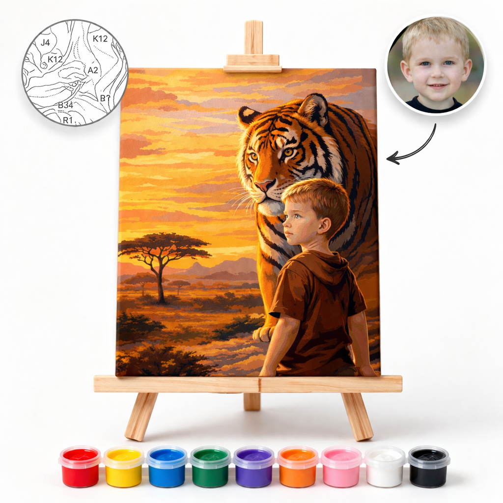 Pictura Personalizata pe Numere – Animalul de Spirit