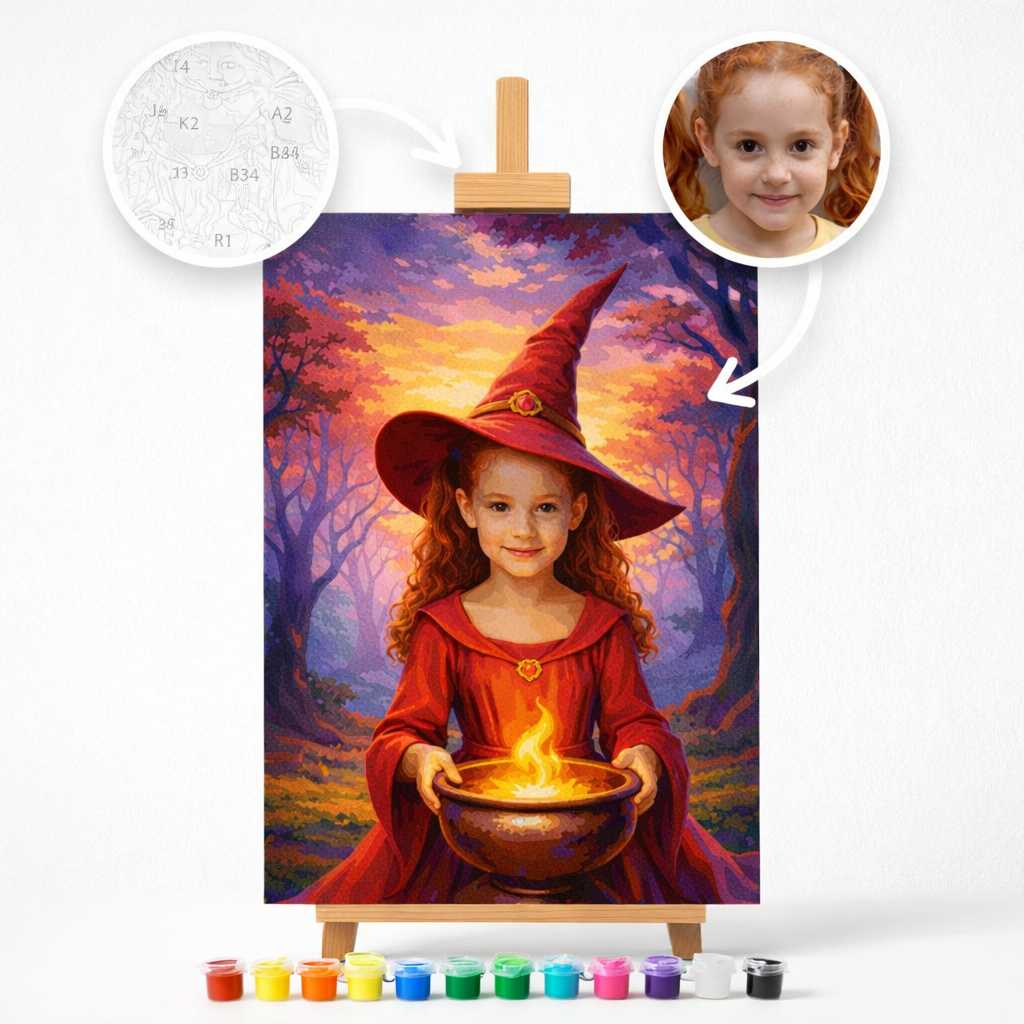 Pictura Personalizata pe Numere – Mica Vrajitoare