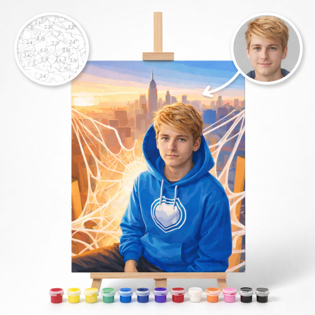 Pictura Personalizata pe Numere – SpiderMan