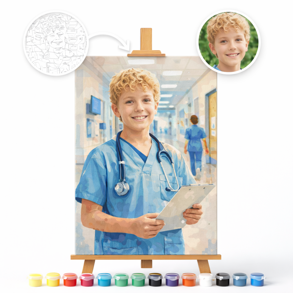 Pictura Personalizata pe Numere – The Doctor
