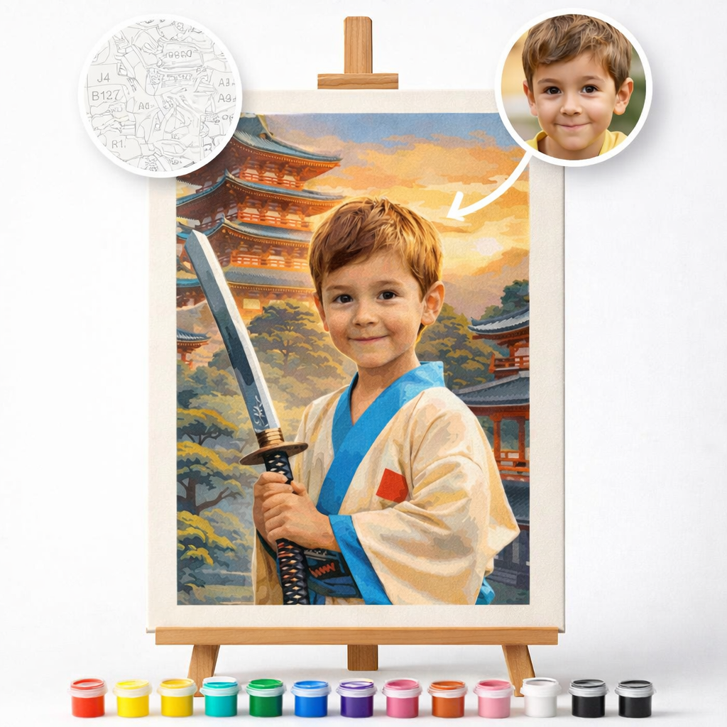 Pictura Personalizata pe Numere – The Samurai