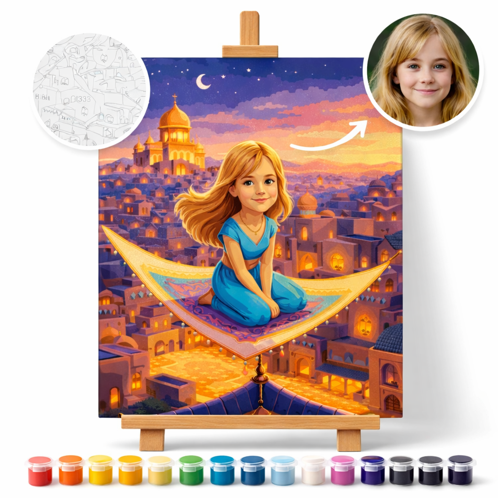 Pictura Personalizata pe Numere – Aventura in Agrabah