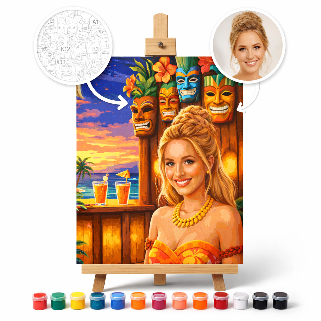 Pictura Personalizata pe Numere – Spiritul Insulei