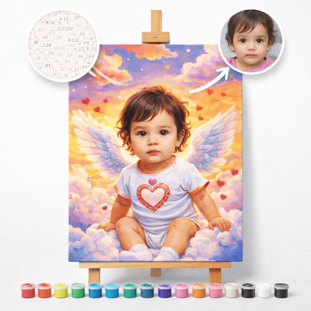Pictura Personalizata pe Numere – Aripile Inocentei