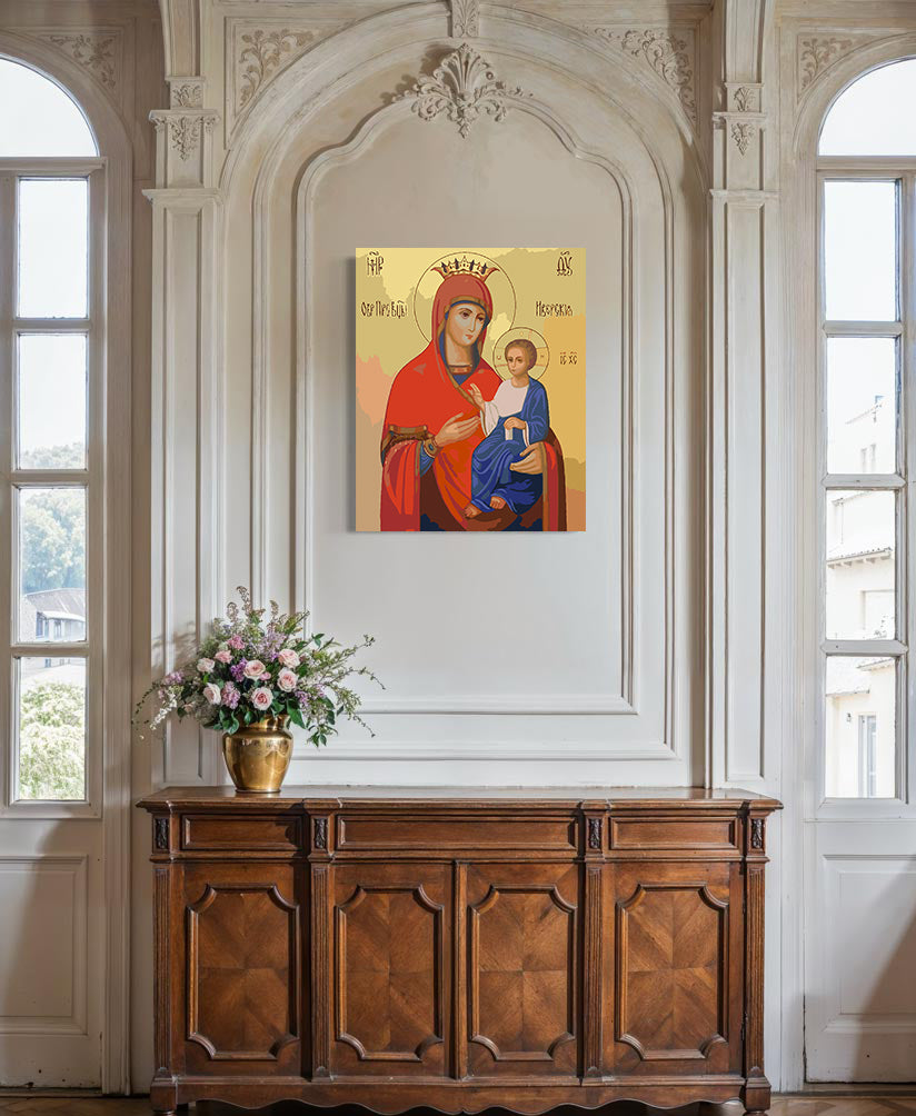 Set Pictură pe numere – Sfânta Maria Și Isus Hristos 6011