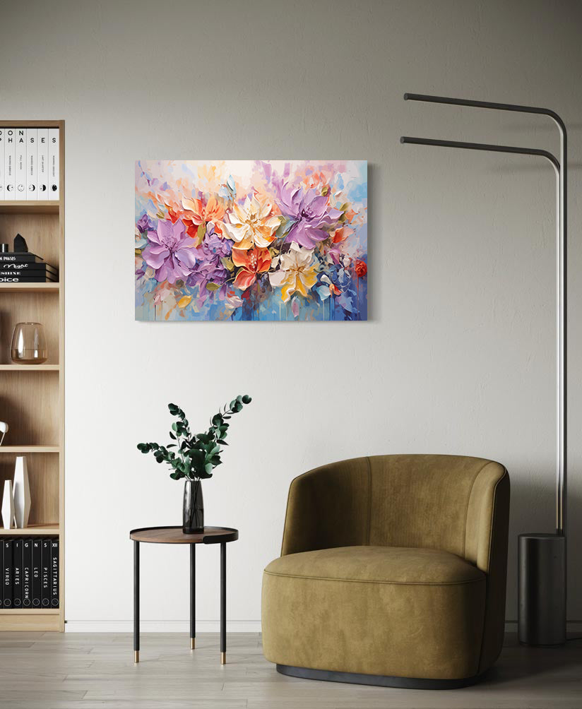 Pictura pe Numere - Flori Multicolore 6024