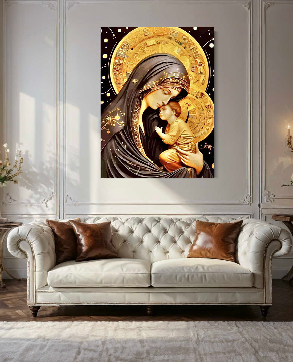 Set Pictură pe numere – Maica Domnului 6040