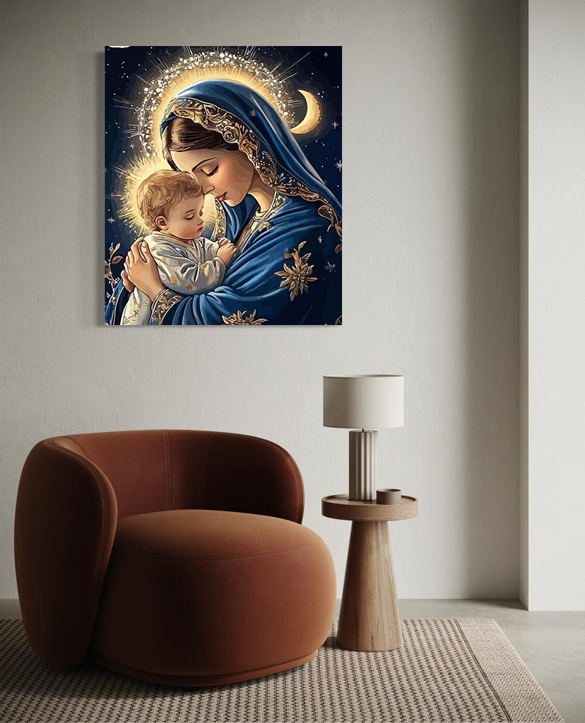 Set Pictură pe numere – Maica Domnului 6050