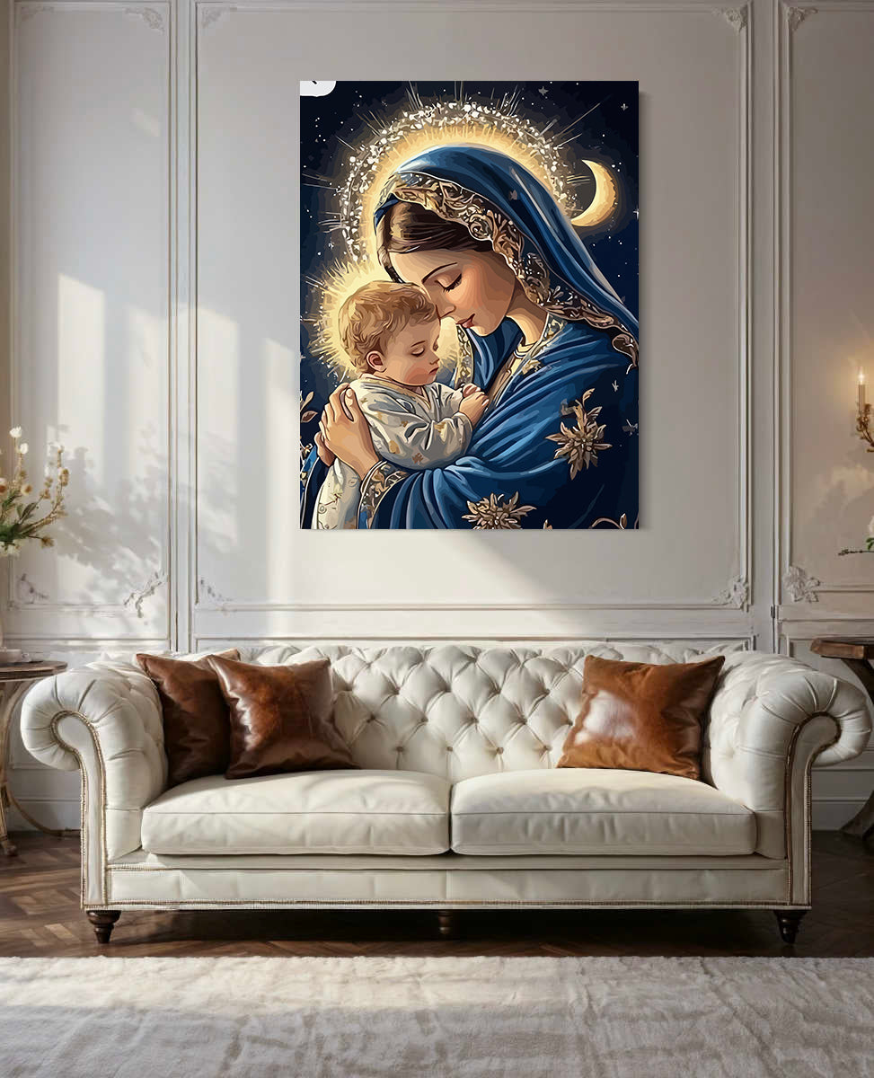 Set Pictură pe numere – Maica Domnului 6050
