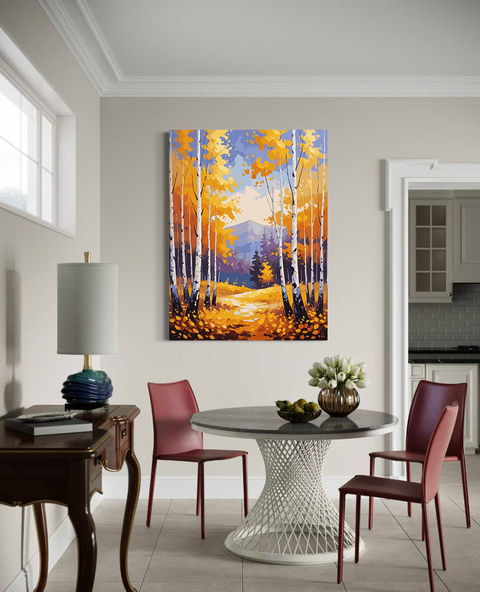 Set Pictură pe numere – Peisaj de Toamnă 6062