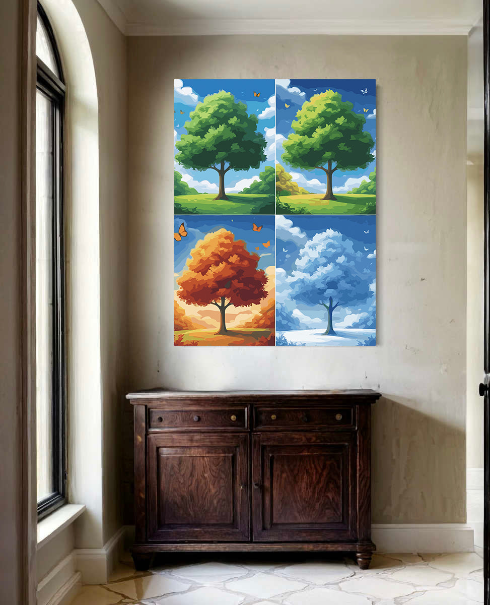 Set Pictură pe numere – Patru Anotimpuri 6065