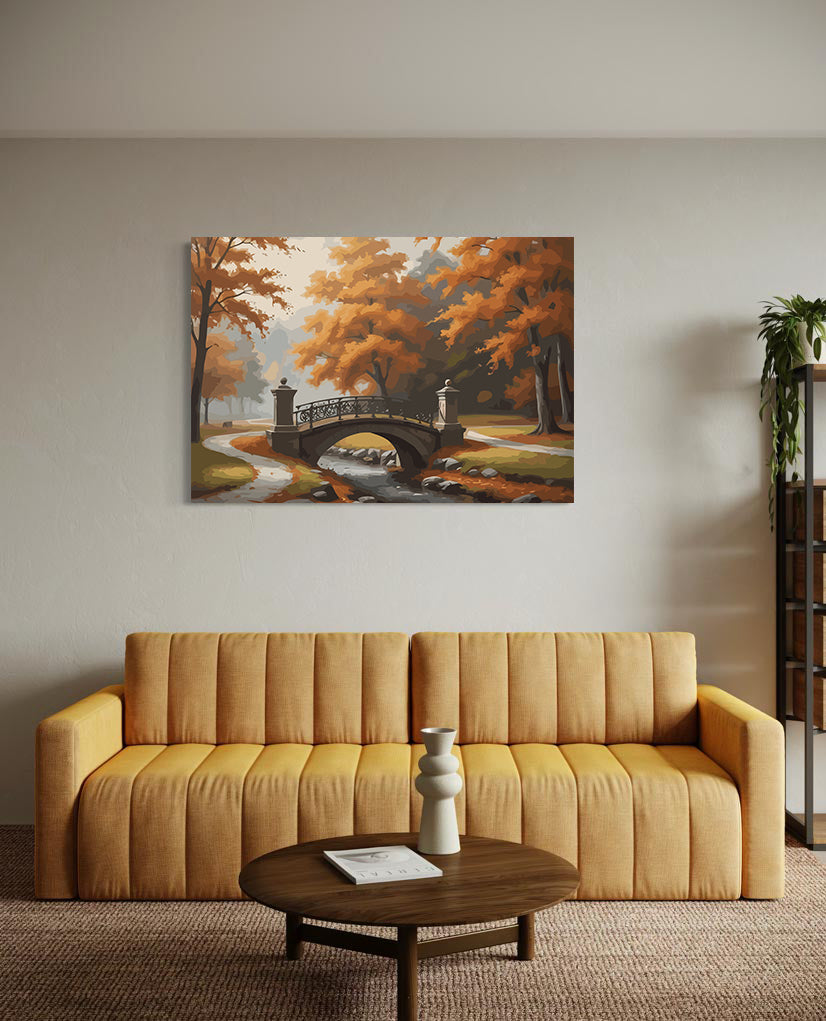 Set Pictură pe numere – Peisaj de Toamnă 6072