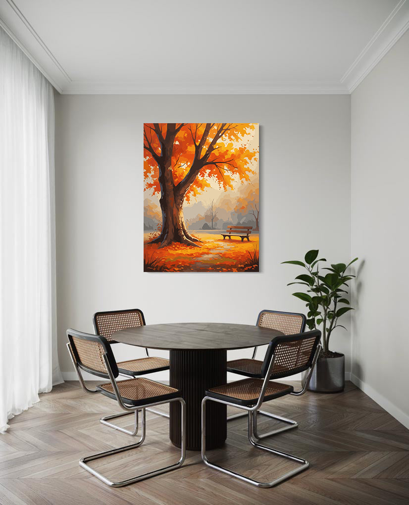 Set Pictură pe numere – Peisaj de Toamnă 6073