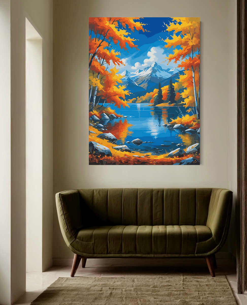 Set Pictură pe numere – Peisaje de Toamnă 6075